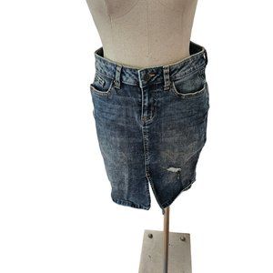 Gap Acid Washed Jean Skirt Size 4